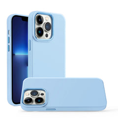 iPhone 15 Plus Premium LIQUID Silicone with Metal Buttons and Camera Edges Case Cover