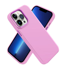 iPhone 15 Plus Premium LIQUID Silicone with Metal Buttons and Camera Edges Case Cover