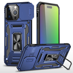 iPhone 15 Plus Utter Tough Metal Ring Movable Camera Window Hybrid Case Cover