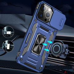 iPhone 15 Plus Utter Tough Metal Ring Movable Camera Window Hybrid Case Cover