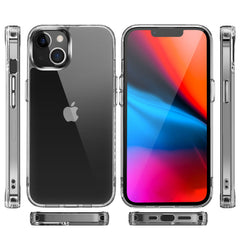 iPhone 15 Plus PURE CRYSTAL Transparent Thick 2.0mm ShockProof Chromed Buttons Case Cover