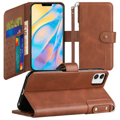 iPhone 15 Plus Retro Wallet Card Holder Case Cover