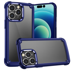 iPhone 15 Plus Ultimate CaseX Transparent Hybrid Case with Metal Buttons And Camera Edges