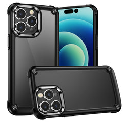 iPhone 15 Plus Ultimate CaseX Transparent Hybrid Case with Metal Buttons And Camera Edges