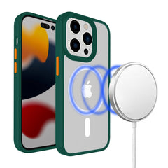 iPhone 15 Plus Core [Magnetic Circle] Colorful Buttons Thick 2mm Hybrid