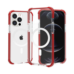 iPhone 15 Plus Acrylic [Magnetic Circle] Tough 2.5mm Transparent ShockProof Hybrid