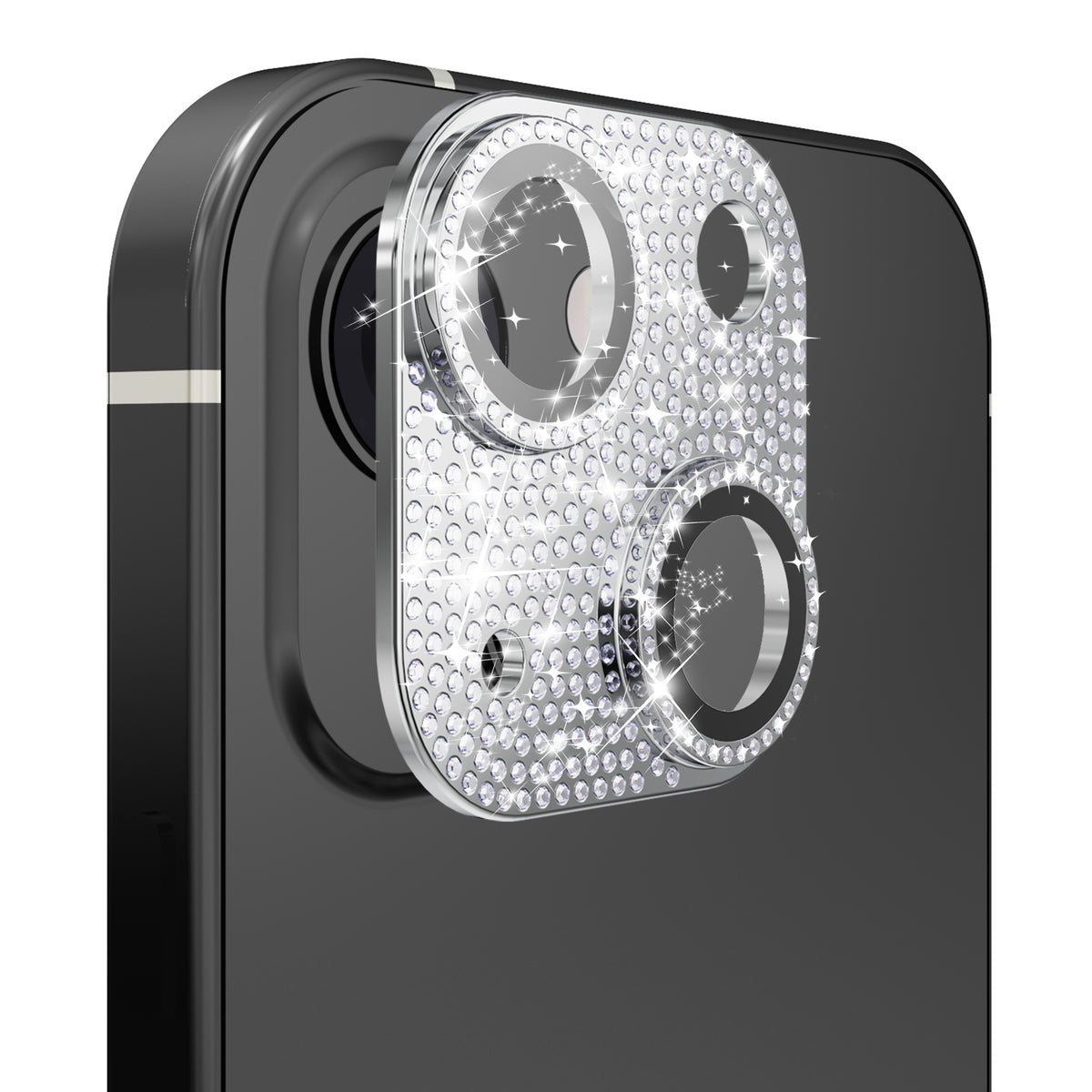 iPhone 15 Pro Diamond Bling Camera Lens Full Tempered Glass