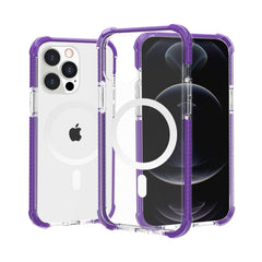 iPhone 15 Pro Acrylic [Magnetic Circle] Tough 2.5mm Transparent ShockProof Hybrid