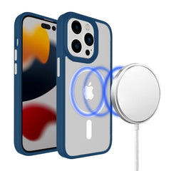 iPhone 15 Pro Core [Magnetic Circle] Colorful Buttons Thick 2mm Hybrid