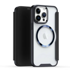 iPhone 15 Pro Flap [Magnetic Circle] Transparent Hybrid