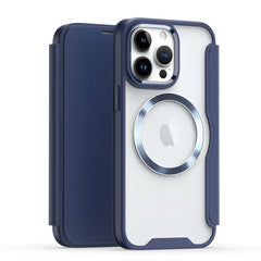 iPhone 15 Pro Flap [Magnetic Circle] Transparent Hybrid