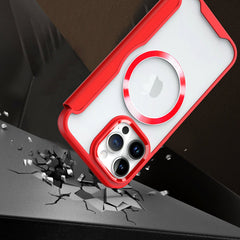 iPhone 15 Pro Flap [Magnetic Circle] Transparent Hybrid