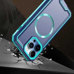 iPhone 15 Pro Rank [Magnetic Circle] Tough Strong Modern Fused Hybrid