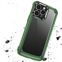 iPhone 15 Ultimate CaseX Transparent Hybrid Case with Metal Buttons And Camera Edges