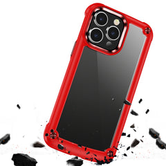 iPhone 15 Pro Ultimate CaseX Transparent Hybrid Case with Metal Buttons And Camera Edges