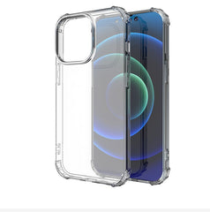 iPhone 15 Pro Shockproof Transparent Thick TPU Case Cover