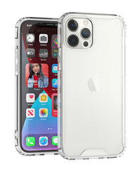 iPhone 15 Pro Colored Shockproof Transparent Hard PC TPU Hybrid Case Cover