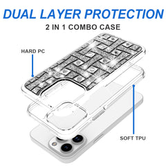 iP15 Pro Max Bling Hybrid Case Cover