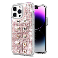 iPhone 15 Bling Hybrid Case Cover - L