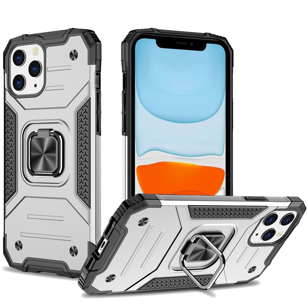 iPhone 15 Robust Magnetic Kickstand Hybrid Case Cover