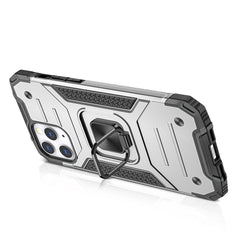 iP15 Pro Max Robust Magnetic Kickstand Hybrid Case Cover