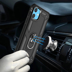 iPhone 15 Pro Ring Magnetic Kickstand Hybrid Case Cover