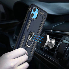 iPhone 15 Pro Ring Magnetic Kickstand Hybrid Case Cover