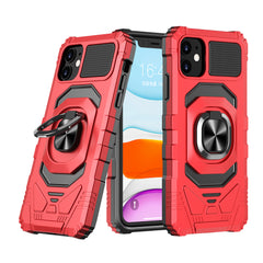 iPhone 15 Pro Robotic Hybrid with Magnetic Ring Stand Case Cover