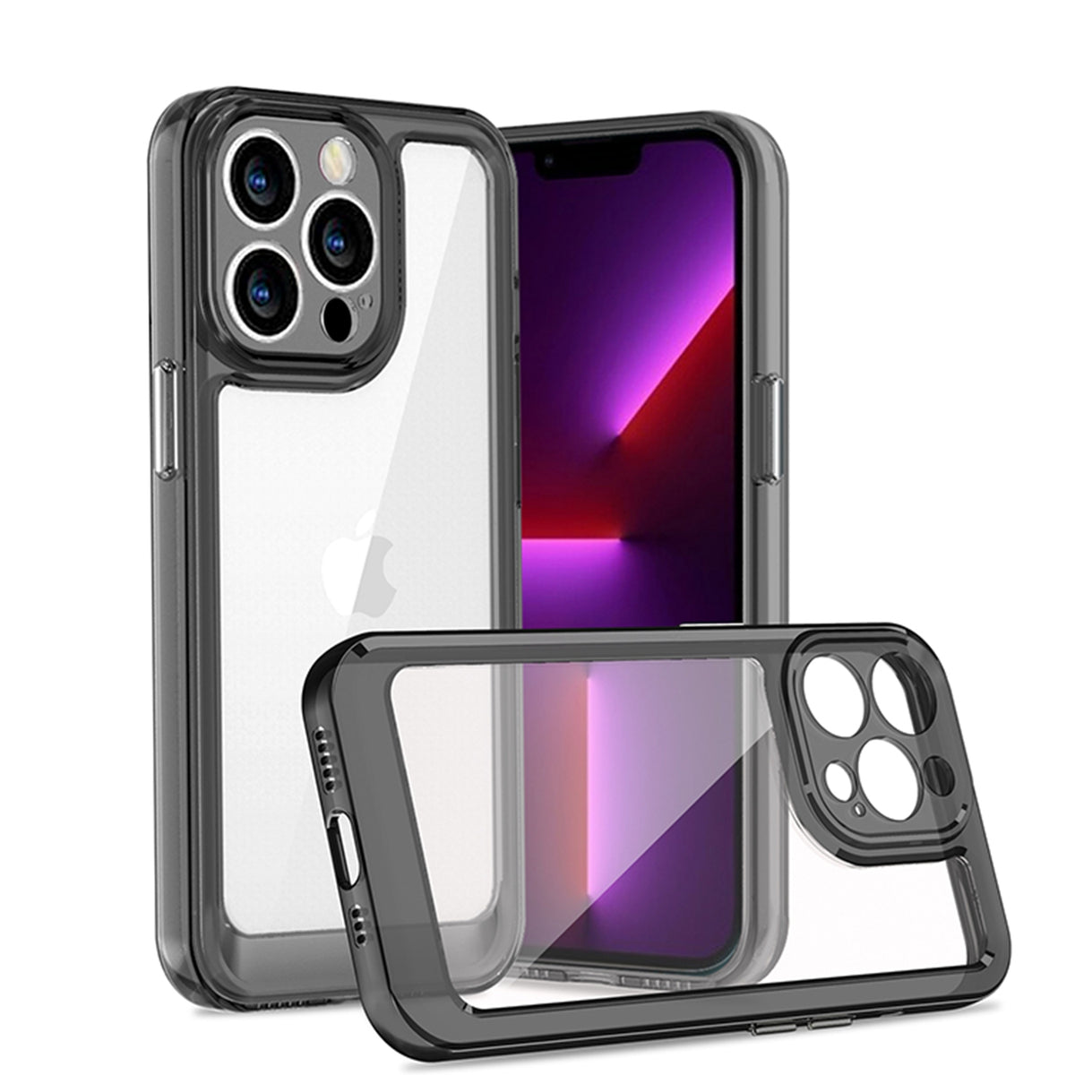 iP15 Pro Max SpaceX Ultra Transparent Tone Case Cover