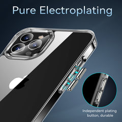 iPhone 15 Sturdy Ultra Thick 3mm Transparent Hybrid Case Cover - Smoke