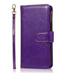 iPhone 15 Pro Luxury Wallet Card ID Zipper Money Holder Case Cover