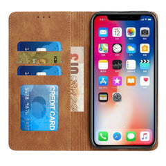 iPhone 15 Pro Wallet Premium PU Vegan Leather ID Card Money Holder with Magnetic Closure