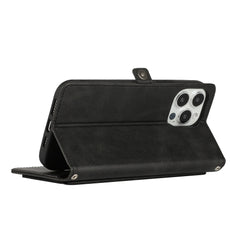 iPhone 15 Pro Wallet Premium PU Vegan Leather ID Card Money Holder with Magnetic Closure