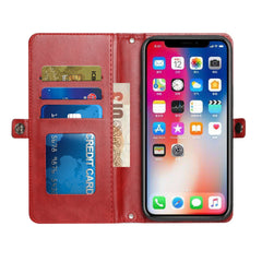 iPhone 15 Pro Wallet Premium PU Vegan Leather ID Card Money Holder with Magnetic Closure