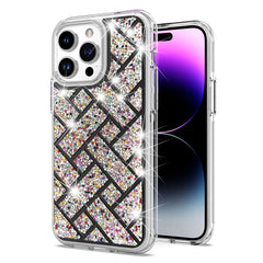 iPhone 15 Bling Hybrid Case Cover - L