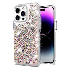 iPhone 15 Bling Hybrid Case Cover - L