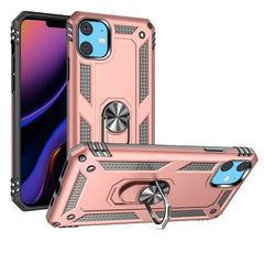 iP15 Pro Max Robust Magnetic Kickstand Hybrid Case Cover