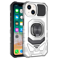 iPhone 15 Robotic Hybrid with Magnetic Ring Stand Case Cover